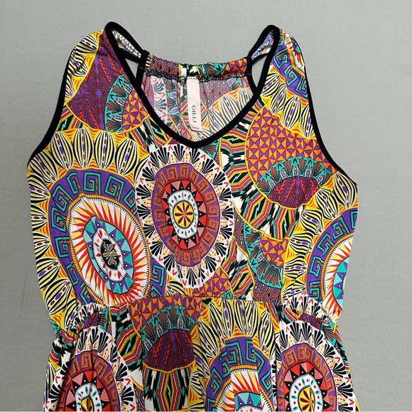 GILLI colorful and soft maxi dress, M. - Picture 5 of 7